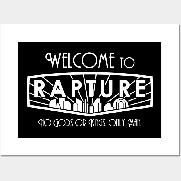 Welcome To Rapture Wall Art by Bahaya Ta Podcast